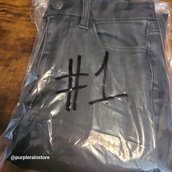 American Eagle Jegging Jeans 2 X L Curvy Highest Rise Next Level Stretch Black - Picture 13 of 13